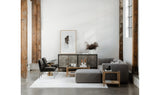 Lyric Right Arm Chair Grey