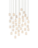 Dove 36-Light Round Multi-Drop Pendant