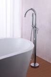 Coral Series 2-Handle Freestanding Tub Faucet with 60 in. Euro-Grip Hand Sprayer
