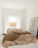 Natural linen duvet cover set (3 pcs)