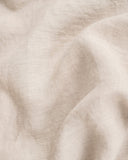 Natural linen pillowcase