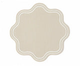 Natural Placemats - Scalloped