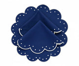 Placemats Round - Scallop Placemat Washable