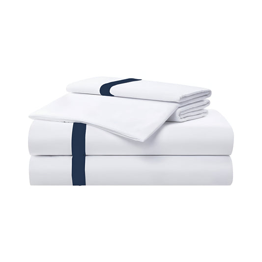 400TC Cotton Sateen Border Frame Sheet Set