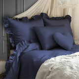 400TC Cotton Sateen Ruffle Sheet Set