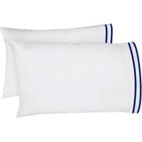 400TC Embroidery & Border Cotton Sateen Solid Sheet set