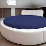 400TC Sateen Solid Cotton Round Sheet Set