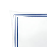 400TC Cotton Classic Embroidery Sateen Solid Duvet Cover Set