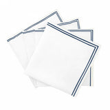 Double Embroidery Border Linen Napkins (Set of 4)