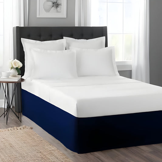 400TC Sateen Cotton Finished Look Tailored Bed Skirt