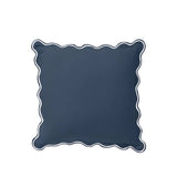 Monogram 400TC Luxurious Scallop Embroidery Cotton Euro Sham