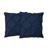 400TC Cotton Pintuck Sateen Solid Euro Sham