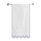 Reverse U Shape Embroidered Bath Towels (Set of 2)