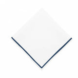 Single Embroidery Border Linen Napkins (Set of 4)