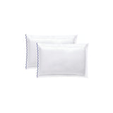 400TC Small Scallop Embroidery Cotton Pillowcases (Set Of 2)