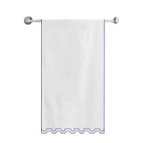 Zig & Zag U Shape Embroidered Bath Towels (Set of 2)