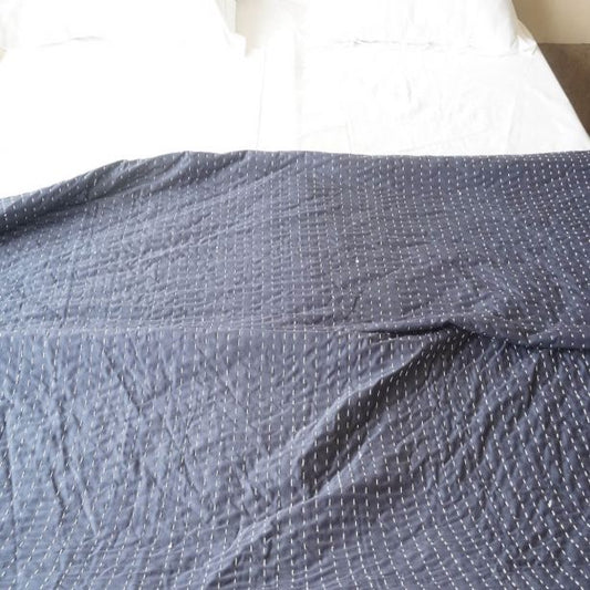 Handcrafted Cotton Bed Coverlet