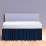 400TC Daybed Sateen Solid Cotton Gathered Bed Skirt