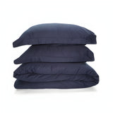 400TC Cotton Sateen Solid Duvet Cover Set