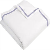 400TC Cotton Triple Edge Embroidery Sateen Solid Duvet Cover Set