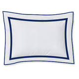 400TC Embroidery & Border Cotton Sateen Solid Duvet Cover Set