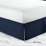400TC Sateen Solid Cotton Tailored Bed Skirt
