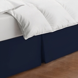 400TC Sateen Solid Cotton Wrap Around Tailored Bed Skirt