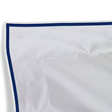 400TC Embroidery Cotton Sateen Solid Duvet Cover Set