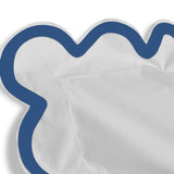 400TC Applique Scalloped Embroidery Cotton Duvet Cover Set