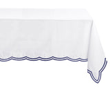Embroidered White Tablecloth