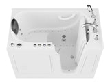 ANZZI 29" x 52" Therapeutic Walk-In Tub with Dual Hydrotherapy (Air & Water), Fast Drain, Inline Heater, Chromatherapy, Aromatherapy, and Quick Fill Faucet