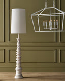 Malayan White Floor Lamp