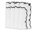 White Embroidered Napkins