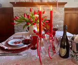 Red Scalloped Napkins