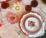 Black Scalloped Napkins