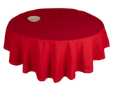 Red Round Tablecloth
