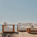 Newport Teak Sofa 96"