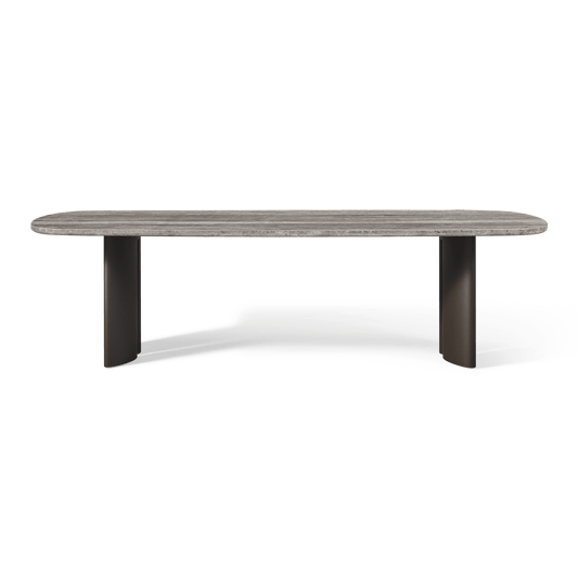 Newport Aluminum Dining Table 108"