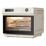 Ciarra Nosh Oven Pro | 12-In-1 Steam Oven With Air Fryer XL 1600 Watt Portable Countertop Oven Toaster Oven 25.4QT CASO24-W