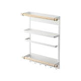 Magnetic Kitchen Organizer - Steel + Wood