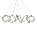 Ringmaster Silver Chandelier