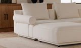 Rosello Left Arm Facing Chair White