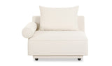 Rosello Left Arm Facing Chair White