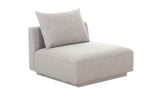 Rosello Slipper Chair Light Grey