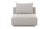 Rosello Slipper Chair Light Grey