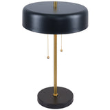 Obni Table Lamp with Black outer and White inner
