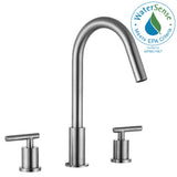 Spartan 8 in. Widespread 2-Handle Bathroom Faucet in Brushed Nickel