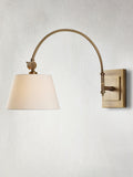 Ashby Brass Swing-Arm Wall Sconce
