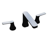 ANZZI Angular 8" Widespread Bathroom Faucet, Low Arc Spout (4.53" H), 2-Handle Brass Construction, 1.2 GPM Water-Saving, Rhino-Alloy Certified, Various Finishe