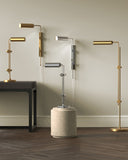 Satire Nickel Swing-Arm Wall Sconce